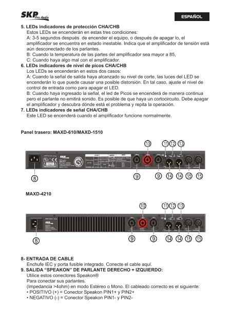 espaÃ±ol - SKP Pro Audio