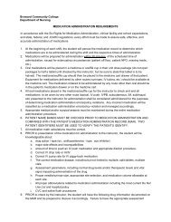 medication administration requirements - Broward College