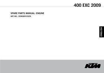 2009 KTM 400 EXC Engine - Cessnock Motorcycles