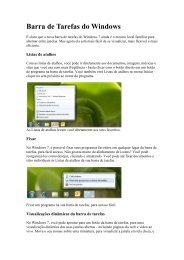 Barra de Tarefas do Windows