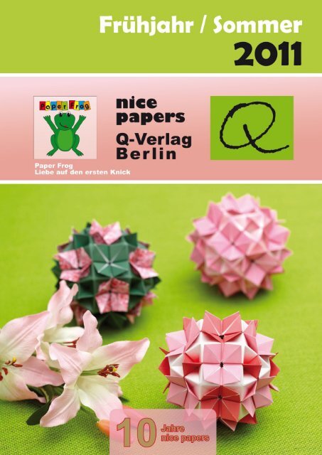 Spiel Und Spaß Nice Papers Q Verlag Berlin