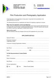 Film Production and Photography Application - Byron Shire Council