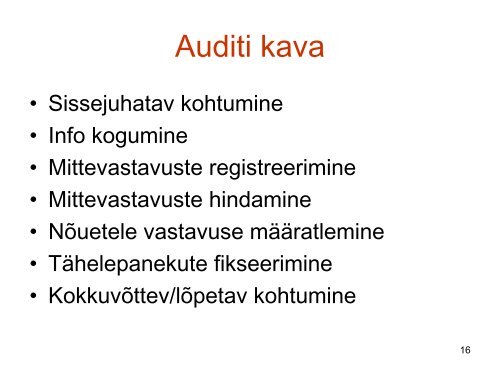 5. IT Audit - tud.ttu.ee