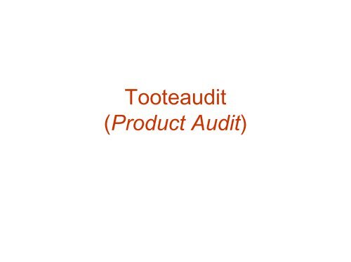 5. IT Audit - tud.ttu.ee