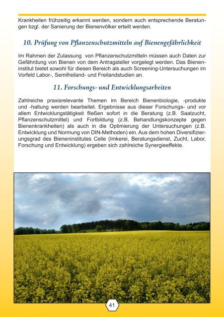 honigbienen und imkerei in niedersachsen - NiedersÃ¤chsisches ...