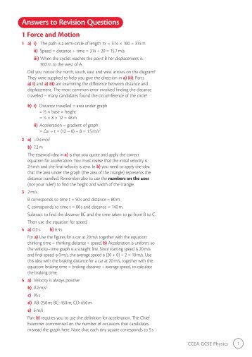 Revision Book Answers - Hodder Plus Home