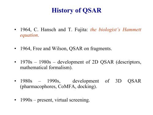 QSAR & QSPR
