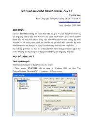Sá»¬ Dá»¤NG UNICODE TRONG VISUAL C++ 6.0