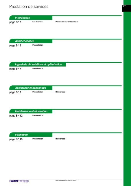 Prestation de services - e-Catalogue - Schneider Electric