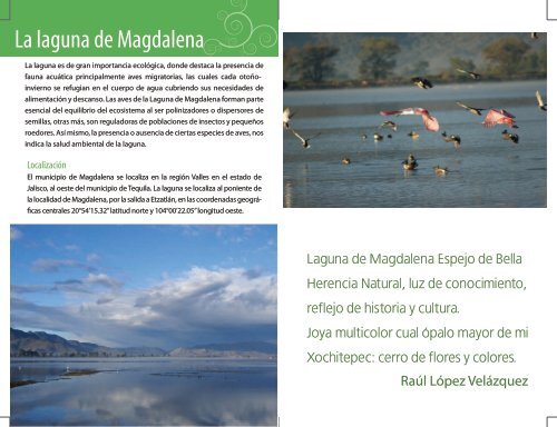 Aves de la laguna de - ComisiÃ³n Estatal del Agua de Jalisco