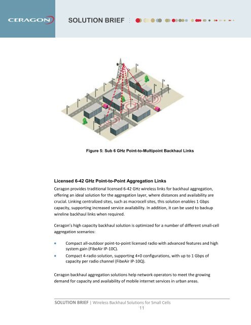 Wireless Backhaul Solutions for Small Cells - Ceragon Networks Ltd.