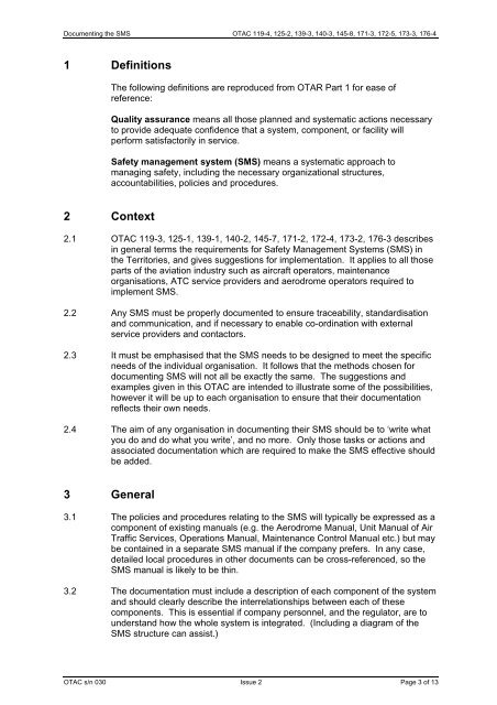 UK Overseas Territories Aviation Circular (OTAC) - Air Safety ...