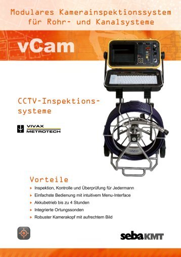 Modulares Kamerainspektionssystem für Rohr- und ... - SebaKMT