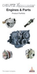 Engines & Parts - DEUTZ Home Page