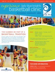 basketball clinic - Wyoming Seminary