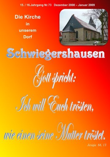 Die Kirche in unserem Dorf - Schwiegershausen