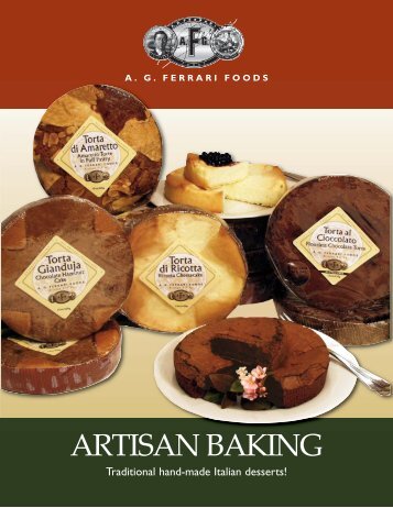 Artisan Baking Catalog - A.G. Ferrari Foods