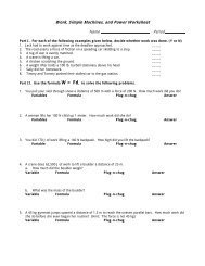 Bill nye simple machines worksheet