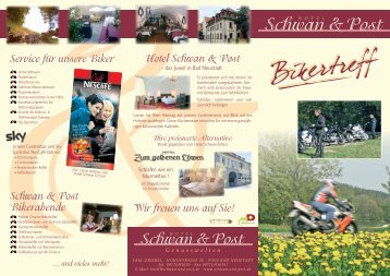 Bikertreff - Hotel Schwan & Post