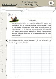 RÃ©Ã©criture de textes - classeurdecole