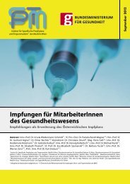 Impfungen fÃƒÂ¼r MitarbeiterInnen des Gesundheitswesens