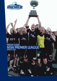 2011 NSW Premier League Media Guide - Play Football NSW