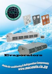 Evaporator Catalogue - MACS