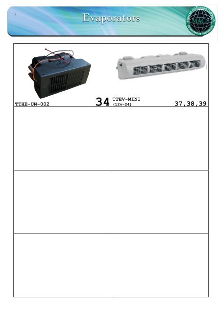 Evaporator Catalogue - MACS