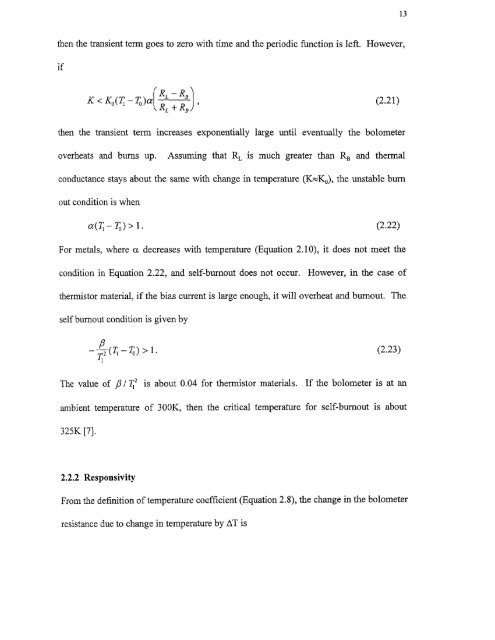 Analysis of 320X240 uncooled microbolometer focal plane array ...