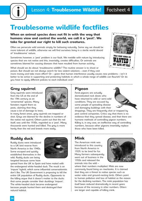 English Resource Booklet 2 - Animal Aid