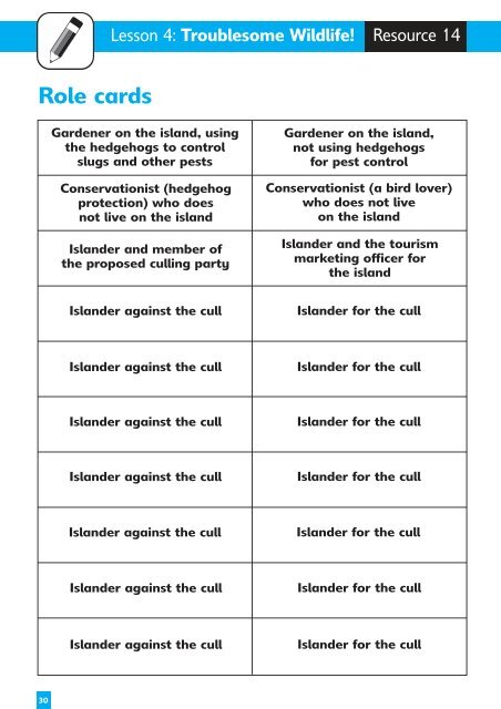 English Resource Booklet 2 - Animal Aid