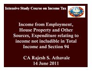 Income from Employment, House Property and Other Sources ...