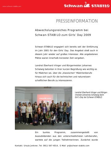 Abwechslungsreiches Programm bei Schwan-STABILO zum Girls ...