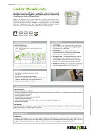 scheda tecnica geolite microsilicato kerakoll - Edilcimini