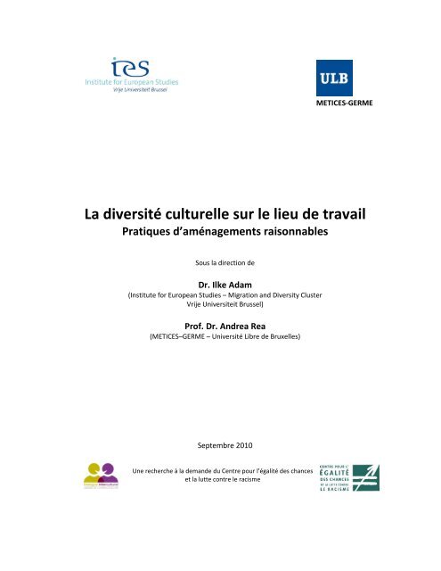 Etude La diversite culturelle au travail_FR_TOUT - Centrum voor ...