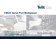 CMUX Serial Port Multiplexer - M2M Platforms