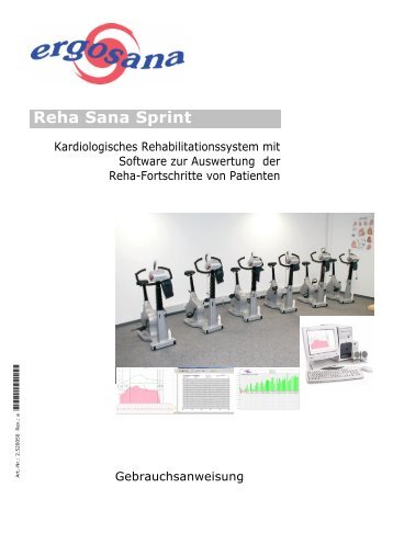 Sana Sprint Reha Bedienungsanleitung - ergosana GmbH