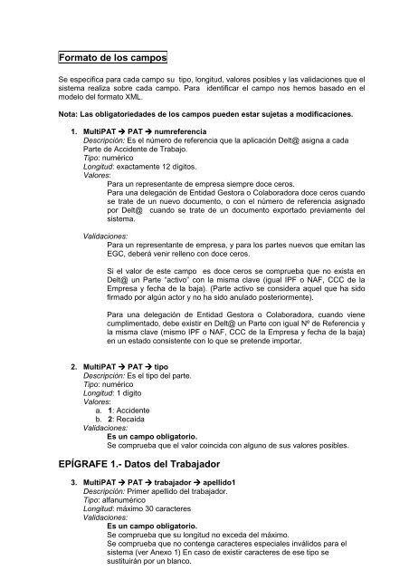 Proyecto DELT@2 DeclaraciÃ³n ElectrÃ³nica de ... - Fremap