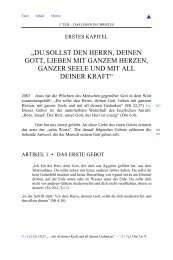 du sollst den herrn, deinen gott - Gemeinschaft vom heiligen Josef