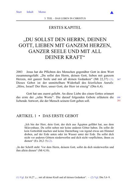 du sollst den herrn, deinen gott - Gemeinschaft vom heiligen Josef