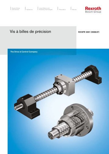 Vis Ã  billes de prÃ©cision - Bosch Rexroth