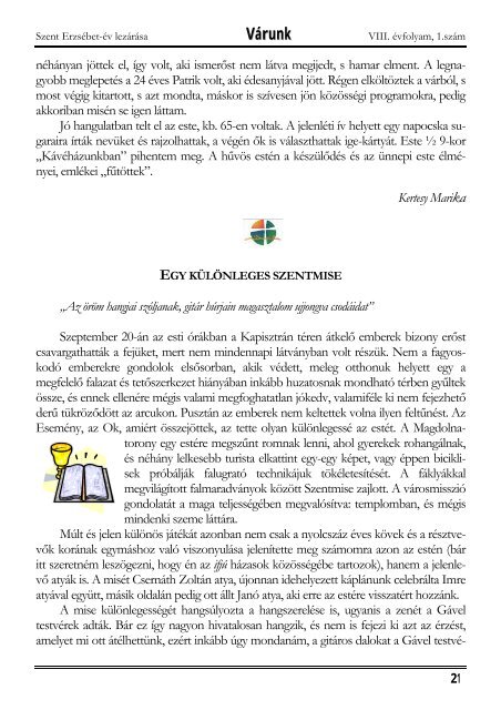 Szent ErzsÃ©bet (PDF - 422 KB) - MÃ¡tyÃ¡s-templom