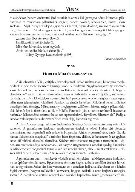 Szent ErzsÃ©bet (PDF - 422 KB) - MÃ¡tyÃ¡s-templom