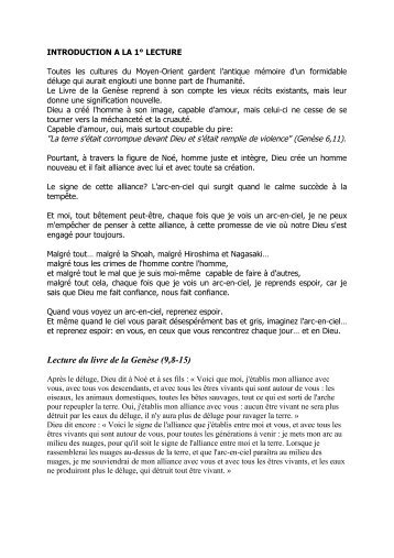 INTRODUCTION A LA 1Â° LECTURE