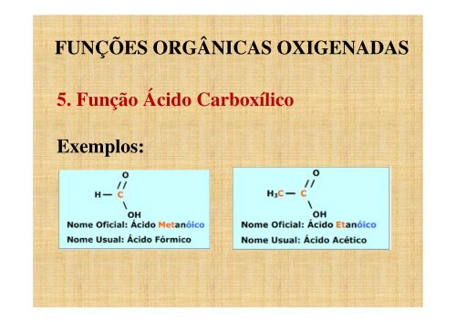 funÃ§Ãµes orgÃ¢nicas oxigenadas - La Salle