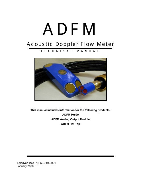 ADFM Analog Output Manual - RS Hydro