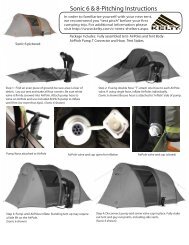 Sonic 6 & 8-Pitching Instructions - Kelty