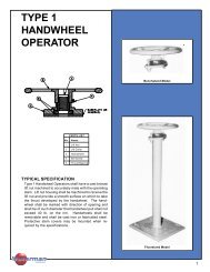 TYPE 1 HANDWHEEL OPERATOR