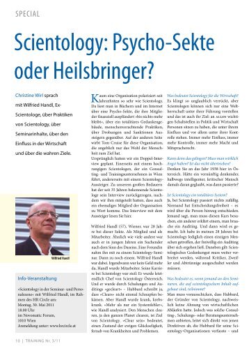 scientology: psycho-sekte oder Heilsbringer? - Wilfried Handl