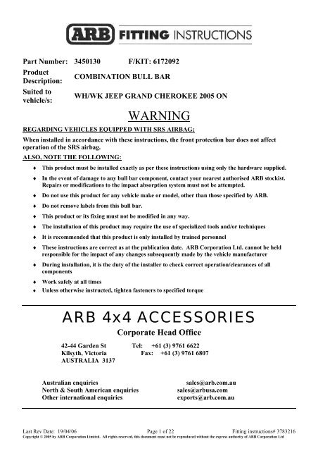 ARB 4x4 ACCESSORIES - CARiD.com